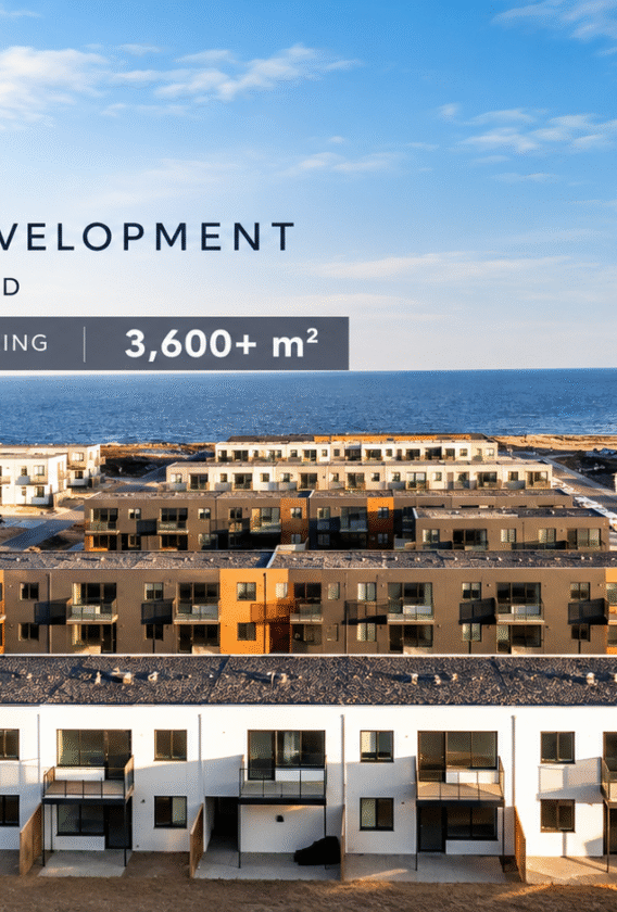 Desarrollo residencial costero en Islandia